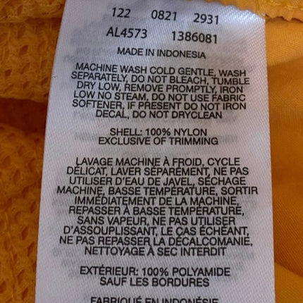 Columbia Men's Yellow Elastic Waist Pockets Windbtreaker Sweat Shorts Size XXL