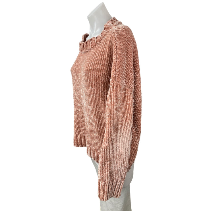 Sanctuary Women's Coral Long Sleeve Round Neck Knit Pullover Sweater Top Size M