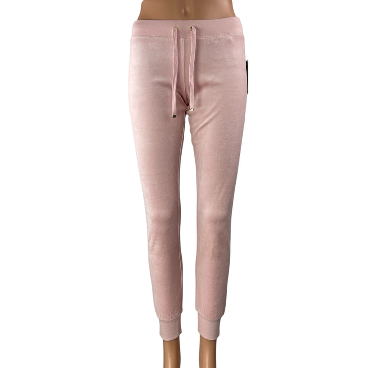 NEW Juicy Couture Pink Low Rise Yoga Athletic Jogger Trousers Sweatpants Size XS