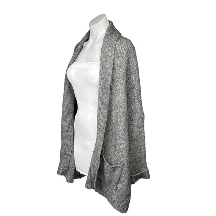 Eileen Fisher $348 Gray Alpaca Oversized Long Sleeve Cardigan Sweater Top Size L/XL