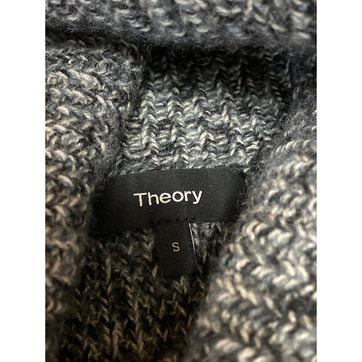 Theory 100% Cashmere Women's Gray Turtleneck Sleeveless Tank Vest Sweater Top S