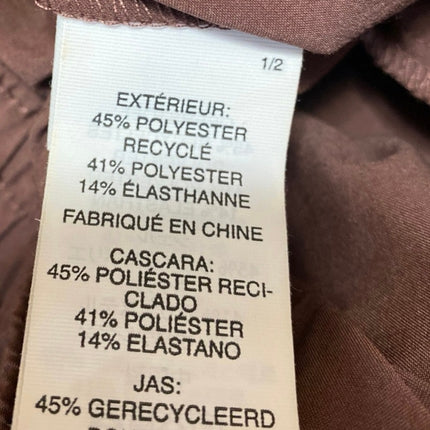 Vuori Women's Brown High Waisted Elastic Waist Tapered Trousers Joggers Pants L