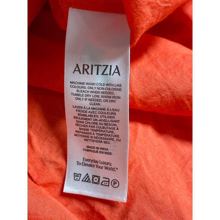 Aritzia Babaton Red Sleeveless Scoop Neck Swing Tank A Line Mini Dress Size XS