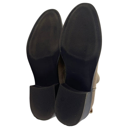 Steve Madden Dicey Women's Brown Tan Suede Leather Chelsea Ankle Boots Size 7.5