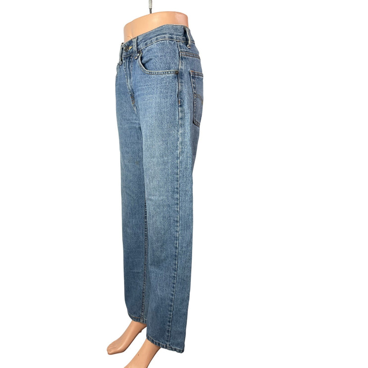 Levi's 550 Women's Blue Relaxed Slim Straight High Rise Denim Jeans Size 28x30