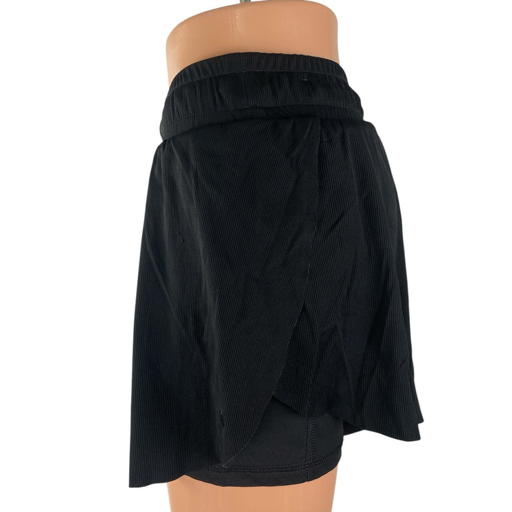 Joy Lab Women's Black High Waisted Yoga Running Workout Athletic Shorts Size S