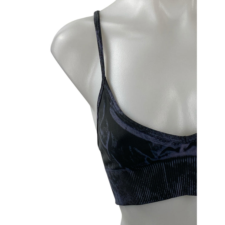 Lululemon Women's Black Yoga Workout Running Athletic Sports Bra Crop Top Size 4