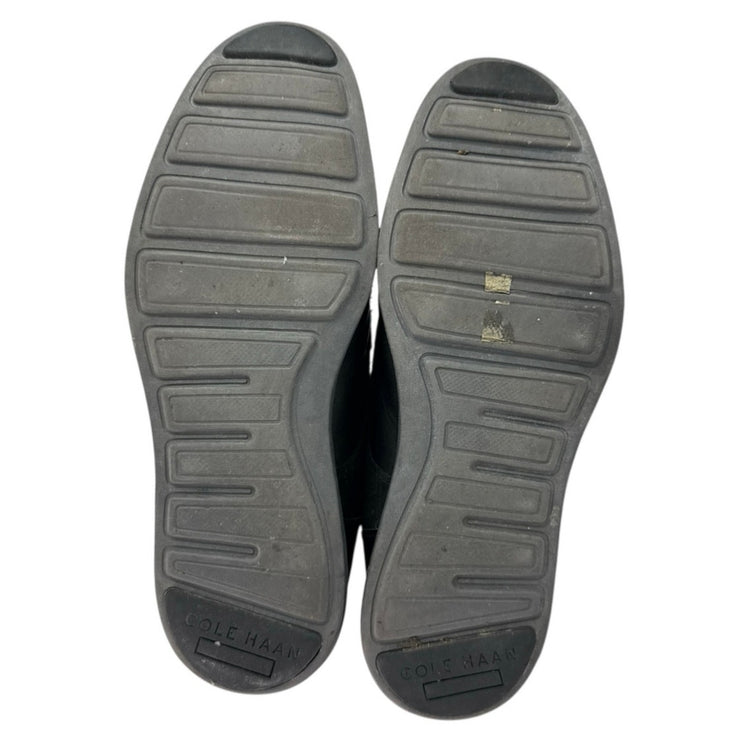 Cole Haan Grand OS Men's Black Suede Leather Cap Toe Waterproof Lace Up Boots 8