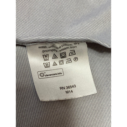 Michael Kors Airsoft Eco Men's Gray Slim Fit Long Sleeve Button Down Shirt Top M