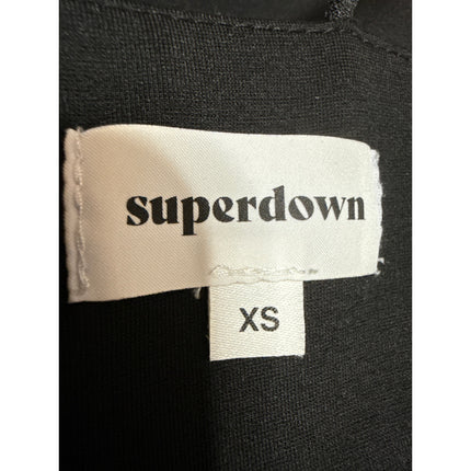 Superdown Women's Black Sleeveless Cami Cutout Slit Mini Bodycon Dress Size XS
