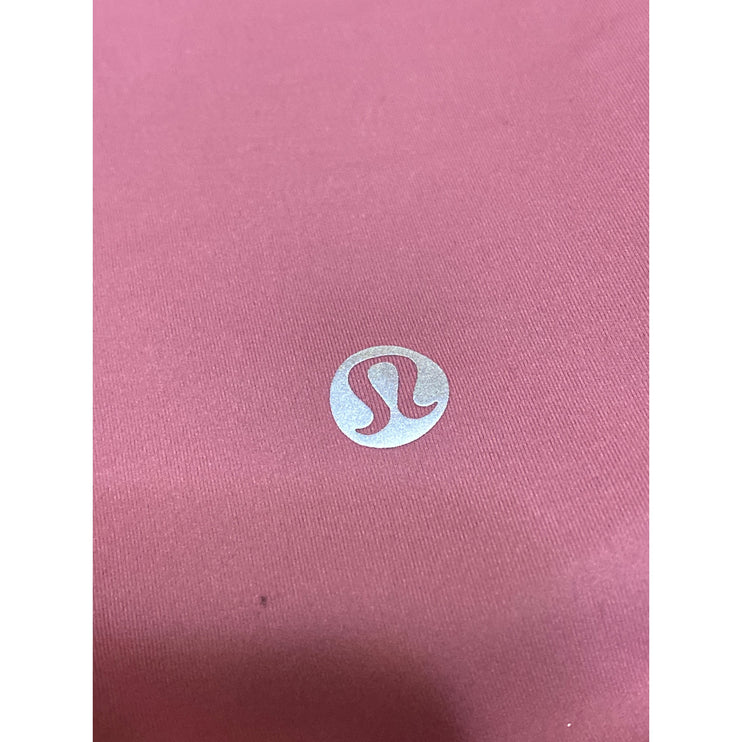 Lululemon Wunder Train Women's Pink High-Rise Activewear Yoga Biker Shorts 10