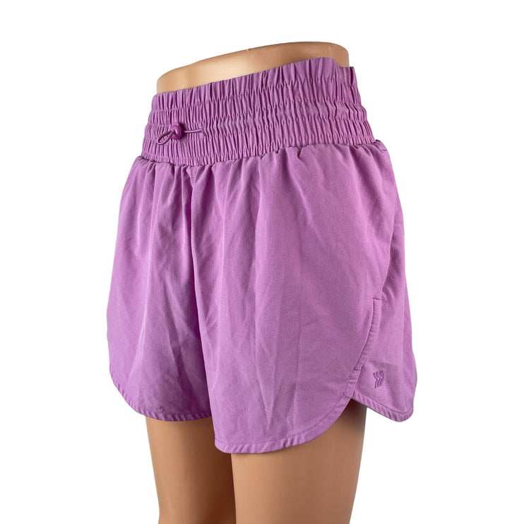 All in Motion Women's Pink Purple Yoga Running Workout Athletic Shorts Size S