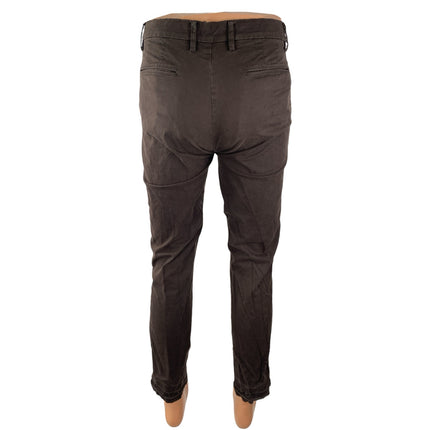 Orlebar Brown Men's Gray High Rise Straight Leg Utility Chino Trousers Pants 30