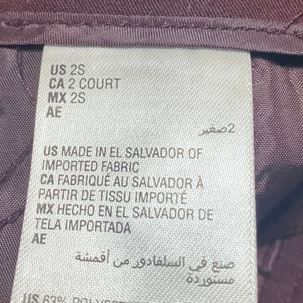 Alfani Women's Purple High Waisted Flared Bootcut Trousers Dress Pants Size 2S