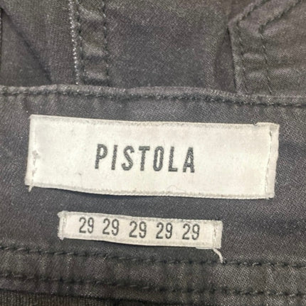Pistola Women's Black Skinny Leg High Waist Lace Up Denim Jeans Pants Size Sz 29