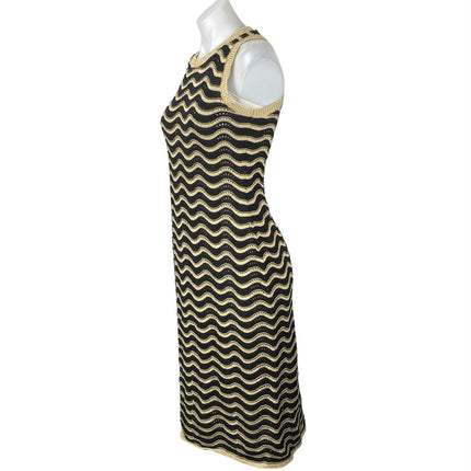 NEW Old Navy Multicolor Sleeveless Pointelle Knit Midi Bodycon Tank Dress Size S