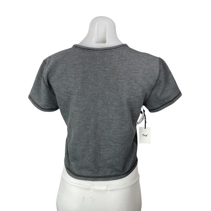 Bundle of 3 Aritzia Sunday Best TNA Long Sleeve Short Sleeve Polo Tee Crop Top L