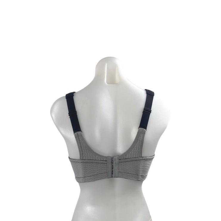 Glamorise Color Block Yoga Workout Athletic Activewear Tank Sports Bra Top 32DD