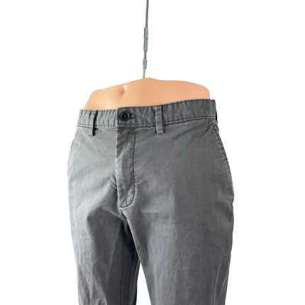 Banana Republic Mens Gray Athletic Fit Tapered Trousers Denim Jeans Pants 32x30