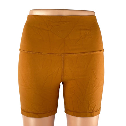 Aritzia TnAction Women's Brown High Rise Activewear Yoga Athletic Biker Shorts M