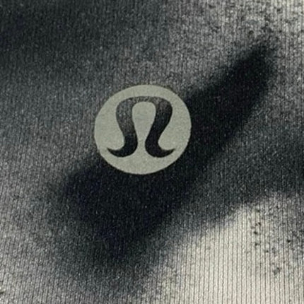 Lululemon Train Times 7/8 Womens Black White Yoga Athletic Leggings Pants Size 6