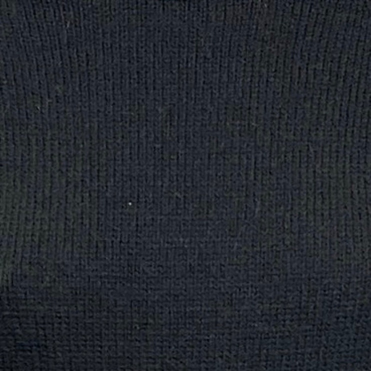 Zara Black Ribbed Knit Woven Metallic Short Sleeve Mini Shift Sweater Dress Sz S