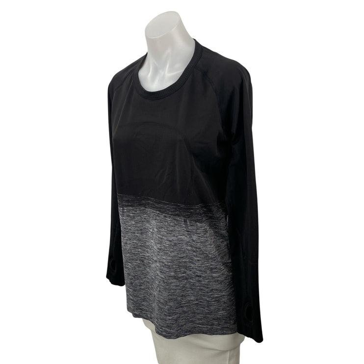 Lululemon Swiftly Tech Ombre Yoga Athletic Activewear Long Sleeve Shirt Top 12/L