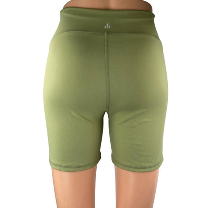 WeWoreWhat Green High Waisted Yoga Workout Running Athletic Biker Shorts Size S