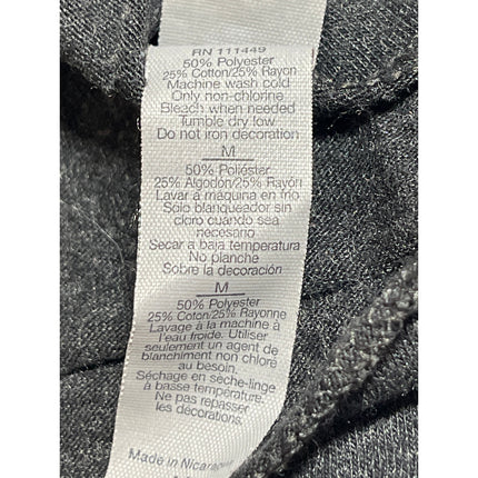 Next Level Women's Black Statement Racerback Workout Athletic Tank Top Size M