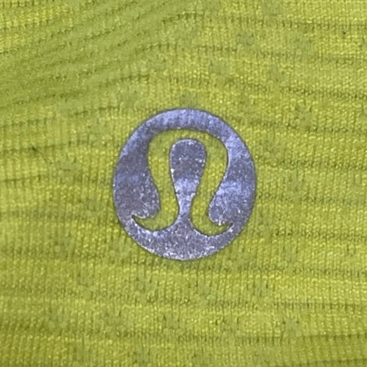 Lululemon Swiftly Tech 2.0 Yellow Long Sleeves Knit Athletic Tee T-shirt  Top M