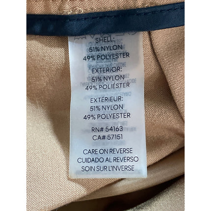 Calvin Klein Women's Brown High Rise Tie Waist Paperbag Trousers Dress Pants 4