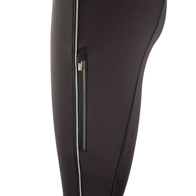 Athleta Women's Black High Waist Zipper Pocket Yoga Athletic Leggings Pants XS