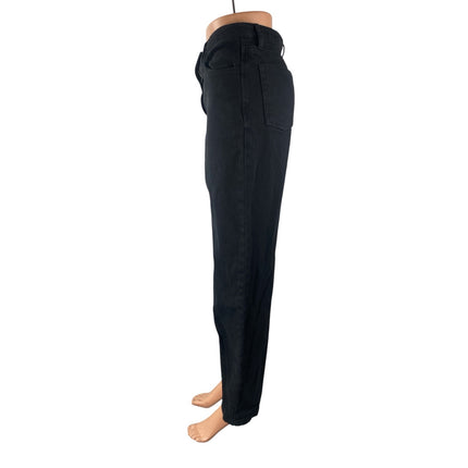 Aritzia Wilfred Free Women Black High Rise Straight Leg Loose Denim Jeans Size 4