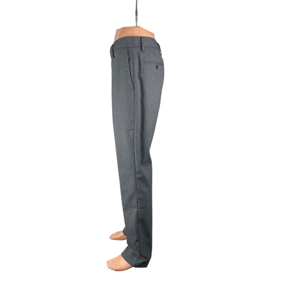 Banana Republic Mens Gray Tailored Fit Straight Mid Rise Trousers Dress Pants 33