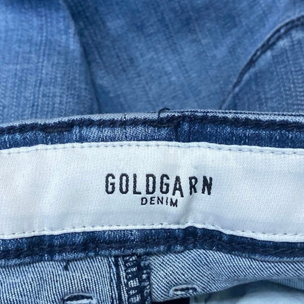 Goldgarn Jungbusch Women's Blue Mid Rise Medium Wash Skinny Denim Jeans Pants 25