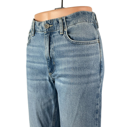 Urban Outfitters BDG Women's Blue High Rise Lace Up Flared Denim Jeans Size 26