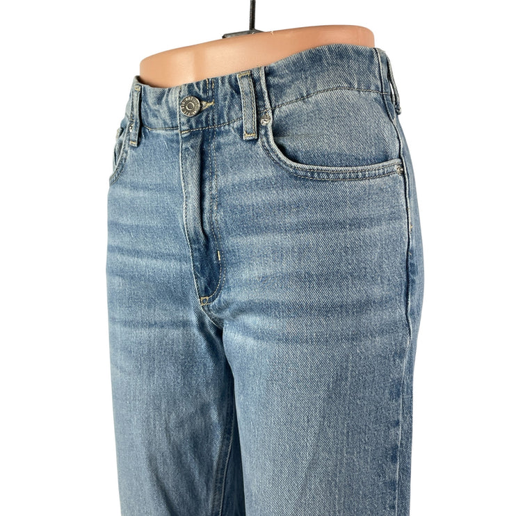 Urban Outfitters BDG Women's Blue High Rise Lace Up Flared Denim Jeans Size 26