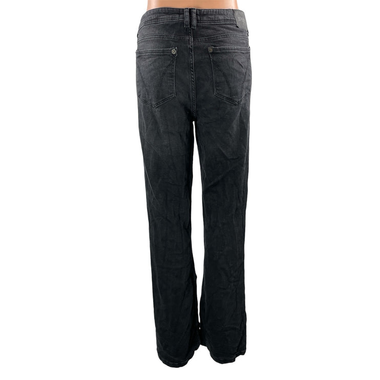 Urban Outfitters BDG Women's Black Washed High Rise Flared Denim Jeans Size 34W