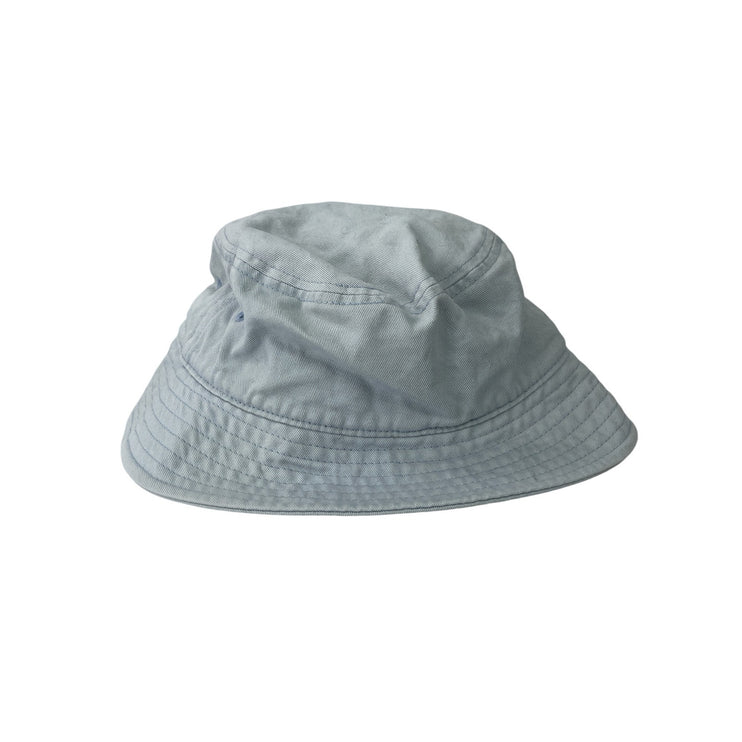 Levi's Women's Blue Batwing Spellout Logo Casual Cotton Bucket Hat Cap Size M