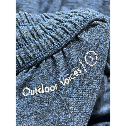 Outdoor Voices Women's Blue Hoodie Top Sweat Pants Athletic 2 Piece Set Size S