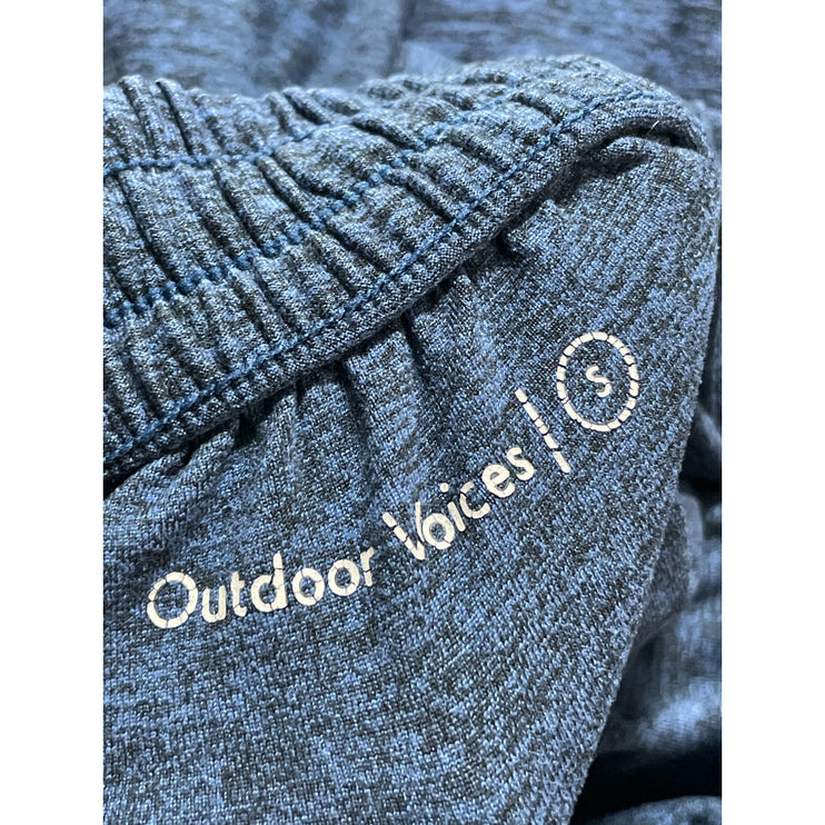 Outdoor Voices Women's Blue Hoodie Top Sweat Pants Athletic 2 Piece Set Size S