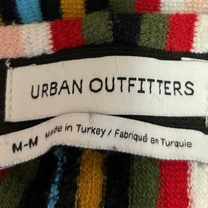 Urban Outfitters Multicolor Rainbow Striped Wide Leg Ankle Trousers Pants Size M