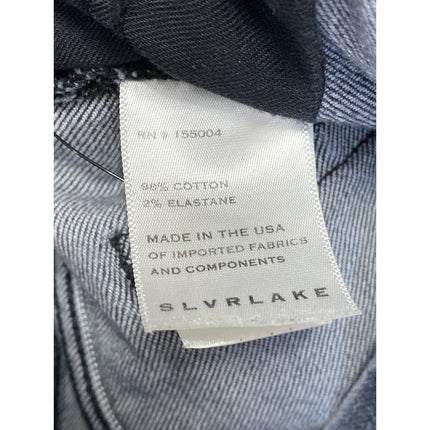 SLVRLAKE Women's Gray Mid Rise Skinny Ankle Jeggings Denim Jeans Pants Size 25