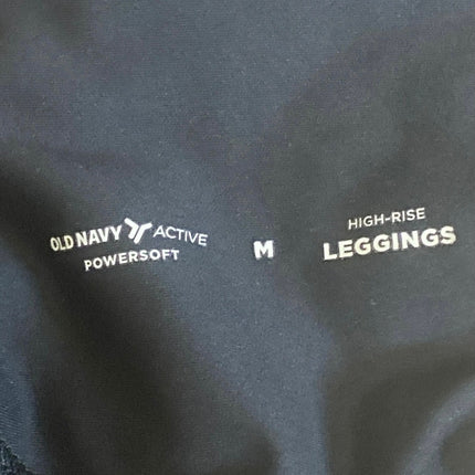 Old Navy Active Women's Black Crop Yoga Workout Athletic Leggings Pants Size M