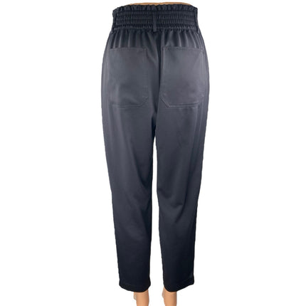 Abercrombie & Fitch Women's Black High Waisted Tapered Trousers Pants Size S