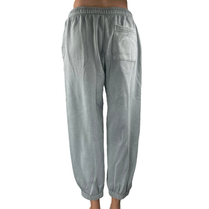 Aeropostale Women's Gray Fleece High Waisted Tapered Jogger Sweat Pants Size S