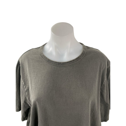 Madewell All Day Tee Oversized Gray Short Sleeve Crew Neck Boxy T-Shirt Top XL
