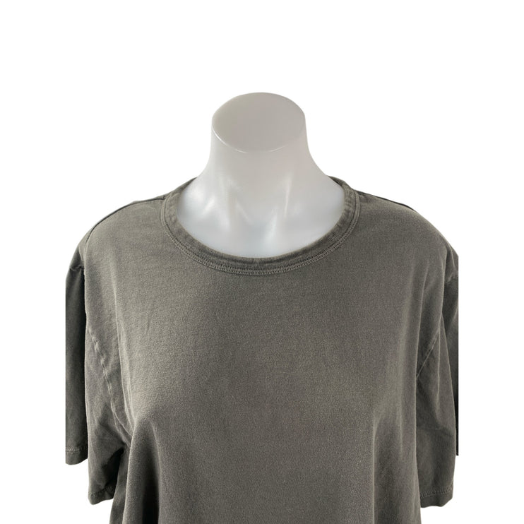 Madewell All Day Tee Oversized Gray Short Sleeve Crew Neck Boxy T-Shirt Top XL