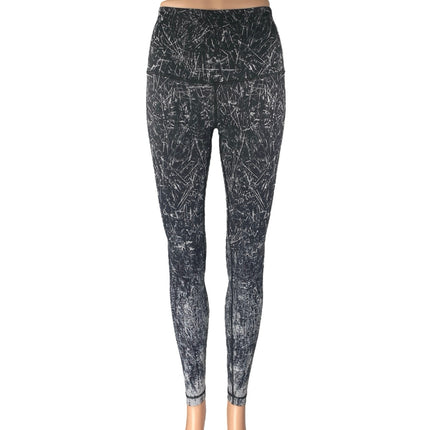 Lululemon Wunder Under Black Skinny Mid Rise Activewear Yoga Leggings Pants Size 4