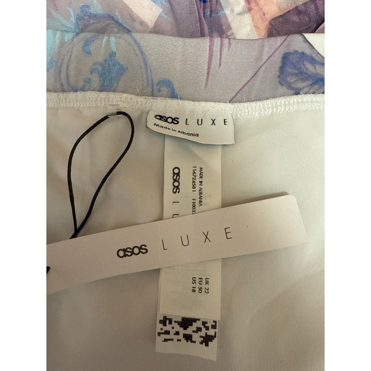 NEW ASOS Luxe Multicolor Short Sleeve